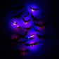 🦇 Dekoracja na Halloween – 3D LED lampa ścienna w kształcie nietoperza