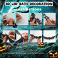 🦇 Dekoracja na Halloween – 3D LED lampa ścienna w kształcie nietoperza