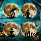 🦇 Dekoracja na Halloween – 3D LED lampa ścienna w kształcie nietoperza