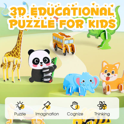 🌟Puzzle edukacyjne 3D dla dzieci