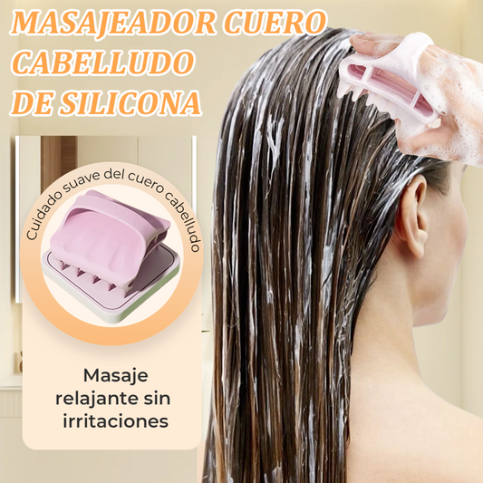 🔥 Ograniczona czasowo oferta – Silikonowy masażer do skóry głowy 💆‍♀️✨