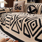 🛋️✨ Miękki, pluszowy pokrowiec na sofę – gruby, wytrzymały, z elastycznymi krawędziami – ochrona i komfort 🏠🌟