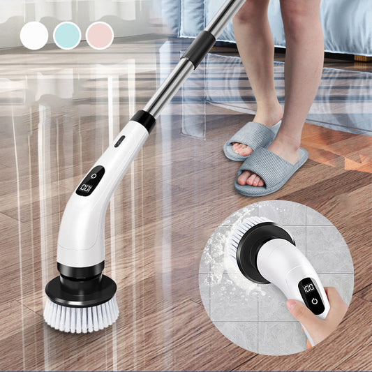 🔥 50% TANIEJ - Oferta limitowana 🧽 Elektryczna szczotka czyszcząca 9 w 1 🏠 Wielofunkcyjna do domu