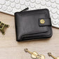 👝 TERAZ -50%! 🎁 Męski Portfel Vintage na Zamek - Prawdziwa Skóra & Ochrona RFID, Stylowy i Bezpieczny Na Co Dzień ✨