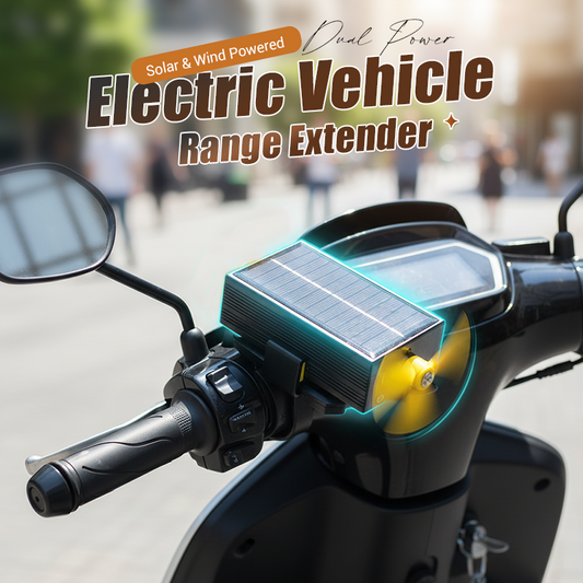 🔥 Oferta limitowana czasowo☀️💨Przedłużacz zasięgu pojazdów elektrycznych zasilany energią słoneczną i wiatrową