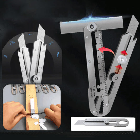 ⏳🔥 Ograniczona czasowo promocja!🛠️🔪Nóż uniwersalny z wysuwanym ostrzem zatrzaskowym