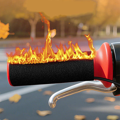 🏍️ Ogrzewane uchwyty kierownicy do roweru – regulacja temperatury na 3 poziomach 🔥❄️