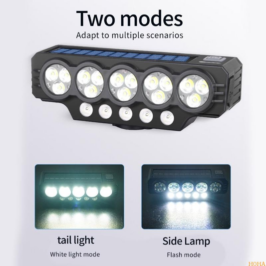 📢📢 50% zniżki⏰🔆 Lampki rowerowe zasilane energią słoneczną i USB 🚲⚡