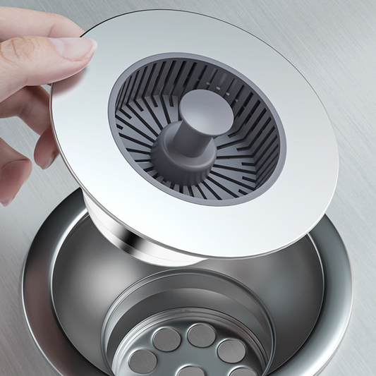 ⏳Promocja czasowa: 50% zniżki🔥Wysuwany korek do zlewu z sitkie