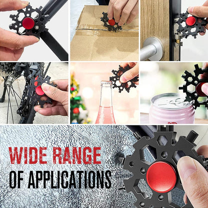 Fingertip Gyro Multifunctional Snowflake Wrench 🛠️🌀❄️