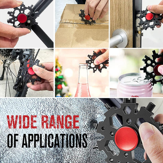 Fingertip Gyro Multifunctional Snowflake Wrench 🛠️🌀❄️
