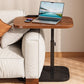 🛋️ LIMITOWANA CZASOWO –50% ZNIŻKI! ✨ Stolik boczny w kształcie litery C z obrotową tacą – regulowany, pojemny, stabilny 🍽️