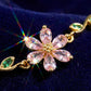 🔥 Gorący towar!🌸Bransoletka damska Sakura Crystal