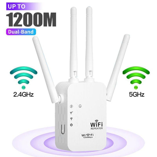 🎁 Ostatni dzień: 50% zniżki! 🔥 Wzmacniacz Wi-Fi 2026 – 1200 Mb/s, dwuzakresowy (5 GHz / 2,4 GHz) 📶 Maksymalne wzmocnienie sygnału – stabilny zasięg w całym domu!
