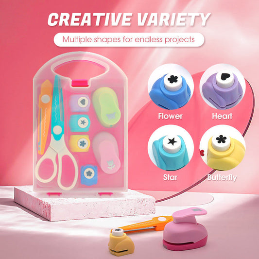 🔥HIT SPRZEDAŻY 🔥🌸 Kreatywny zestaw dziurkaczy do różnych kształtów dla domowych majsterkowiczów ✂️✨
