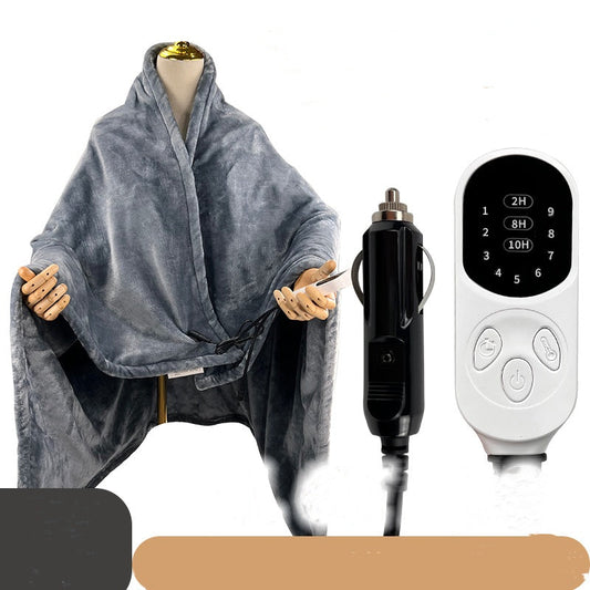 ⚡ Elektryczny koc grzewczy z timerem i automatycznym wyłącznikiem ⏰🔥 9 regulowanych poziomów ciepła, przytulny i wielofunkcyjny 🛌✨
