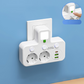 🔌⚡Inteligentna listwa zasilająca z portami USB（Wtyczka Unii Europejskiej）