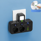 🔌⚡Inteligentna listwa zasilająca z portami USB（Wtyczka Unii Europejskiej）