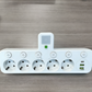 🔌⚡Inteligentna listwa zasilająca z portami USB（Wtyczka Unii Europejskiej）