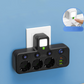 🔌⚡Inteligentna listwa zasilająca z portami USB（Wtyczka Unii Europejskiej）
