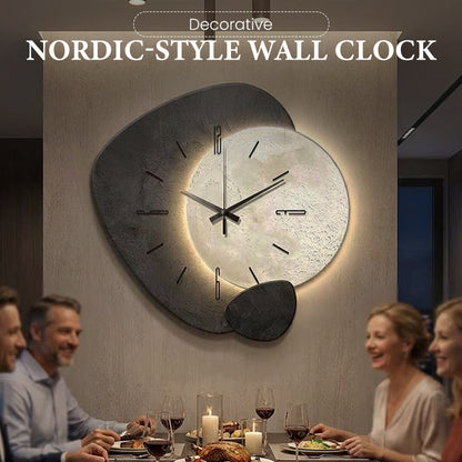 ⏳ Ograniczona czasowo zniżka! 🔥🕰️ Dekoracyjny zegar ścienny w stylu skandynawskim 🇸🇪✨