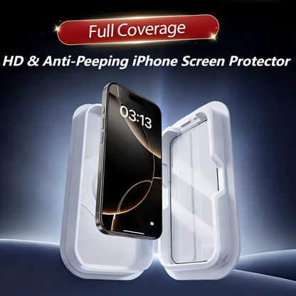 Pełnoekranowe szkło ochronne HD z filtrem prywatności do iPhone’a 🔒📱✨