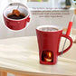 🍫 CERAMICZNY KUBEK DO CZEKOLADY 🕯️✨ Idealny na romantyczną kolację lub imprezę z przyjaciółmi! 🥂🍓
