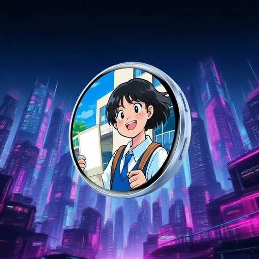 Inteligentna Cyfrowa Odznaka z Ekranem Dotykowym 📱✨🆔