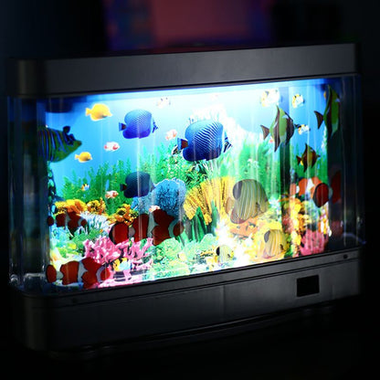 Prezent Wyboru – Sztuczna Lampa Akwariowa z Tropikalnymi Rybkami 🐠💡