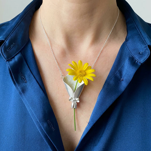 💎 Kup 1, otrzymasz 1 gratis! 💎 Naszyjnik DIY w formie bukietu – floralna biżuteria do noszenia, hipoalergiczny i możliwość personalizacji z prawdziwymi kwiatami 💐✨