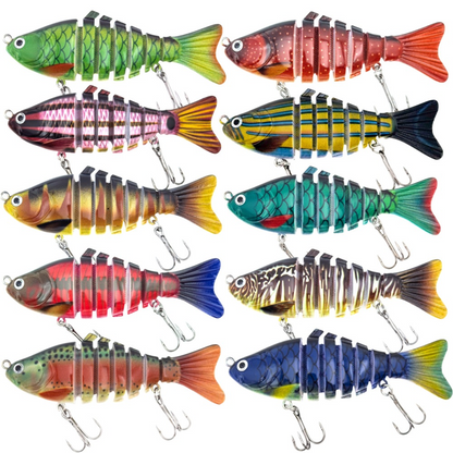 🎣 50% ZNIŻKI! 🐟 Bioniczna, wielosegmentowa przynęta pływająca – realistyczny ruch, przyciągający wzrok design i idealna na duże ryby 🌊✨