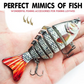🎣 50% ZNIŻKI! 🐟 Bioniczna, wielosegmentowa przynęta pływająca – realistyczny ruch, przyciągający wzrok design i idealna na duże ryby 🌊✨