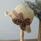 🎀 50% ZNIŻKI! 👒 Słomkowy kapelusz z retro kokardą – składany i przewiewny na lato ☀️🌿✨