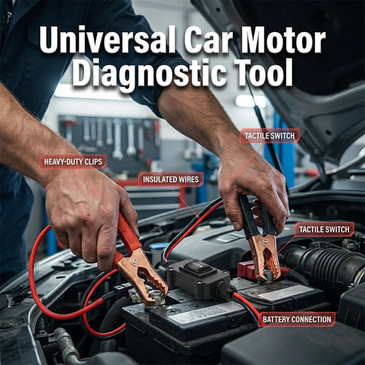 🔧 50% ZNIŻKI TERAZ! 🚗 Uniwersalne Narzędzie Diagnostyczne do Silników Samochodowych – Wytrzymałe Krokodyle Miedziane, Sterowanie Jednym Przyciskiem i Natychmiastowa Diagnostyka Usterek ✨