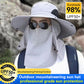⛰️ AKTION: LIMITIERT 50% RABATT! ☀️ Sonnenhut für Bergsteiger – mit Nackenschutz, Lüftung & UPF 50+ für Outdoor-Abenteuer 🧢