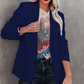 Elegancki damski zestaw: kaftan (top na ramiączkach) z dekoltem w szpic + żakiet 👚👔✨