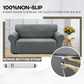 🛋️🛡️ Ultra‑rozciągliwy pokrowiec na sofę żakardowy – antypoślizgowe paski, gruba i elegancka tkanina – chroń i odśwież swoją sofę, bez przesuwania się i zagnieceń 🏠✨