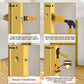 Profesjonalne narzędzie do montażu zapadki drzwiowej / zatrzasku drzwiowego 🚪🔧🛠️