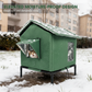 🐱 50% ZNIŻKI! 🏠 Wodoodporny domek dla kota na zewnątrz – podwyższony, demontowalny i składany – idealny dla zdziczałych kotów, do ogrodu i na balkon – odporny na warunki atmosferyczne i elastyczny 🐾💤
