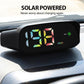 Solarny, samochodowy wyświetlacz HUD (Head-Up Display) – prędkościomierz ☀️