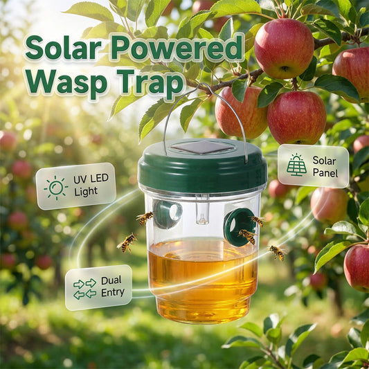 Wisząca pułapka na osy zasilana energią słoneczną 🐝☀️