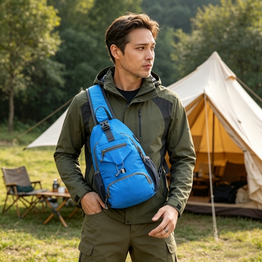 Męska torba na ramię outdoorowa typu sling
