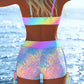 🩱 Ograniczona czasowo – 50% ZNIŻKI! ✨ Damski zestaw bikini – top wiązany, spodenki typu boyshort (szorty damskie), wiele fasonów 🏖️