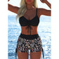 🩱 Ograniczona czasowo – 50% ZNIŻKI! ✨ Damski zestaw bikini – top wiązany, spodenki typu boyshort (szorty damskie), wiele fasonów 🏖️