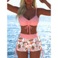 🩱 Ograniczona czasowo – 50% ZNIŻKI! ✨ Damski zestaw bikini – top wiązany, spodenki typu boyshort (szorty damskie), wiele fasonów 🏖️