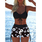 🩱 Ograniczona czasowo – 50% ZNIŻKI! ✨ Damski zestaw bikini – top wiązany, spodenki typu boyshort (szorty damskie), wiele fasonów 🏖️