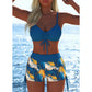 🩱 Ograniczona czasowo – 50% ZNIŻKI! ✨ Damski zestaw bikini – top wiązany, spodenki typu boyshort (szorty damskie), wiele fasonów 🏖️