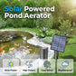 🌞💨 Napowietrzacz stawu z pompą powietrza – solarny