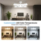 🌬️✨ Wentylator sufitowy z podwójną głowicą i oświetleniem LED – nowoczesny design z pilotem do salonu i sypialni
