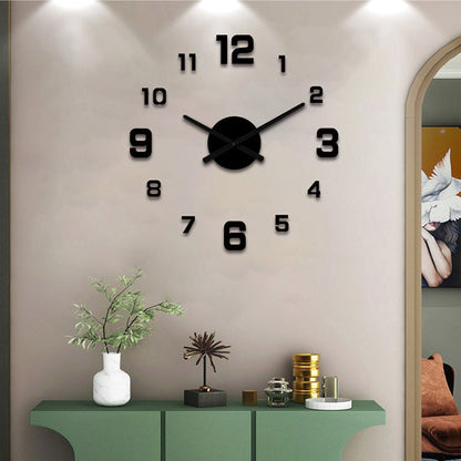 Zestaw 3D ściennych samoprzylepnych / fluorescencyjnych zegarów akrylowych do samodzielnego montażu 🕰️✨🔧🏠